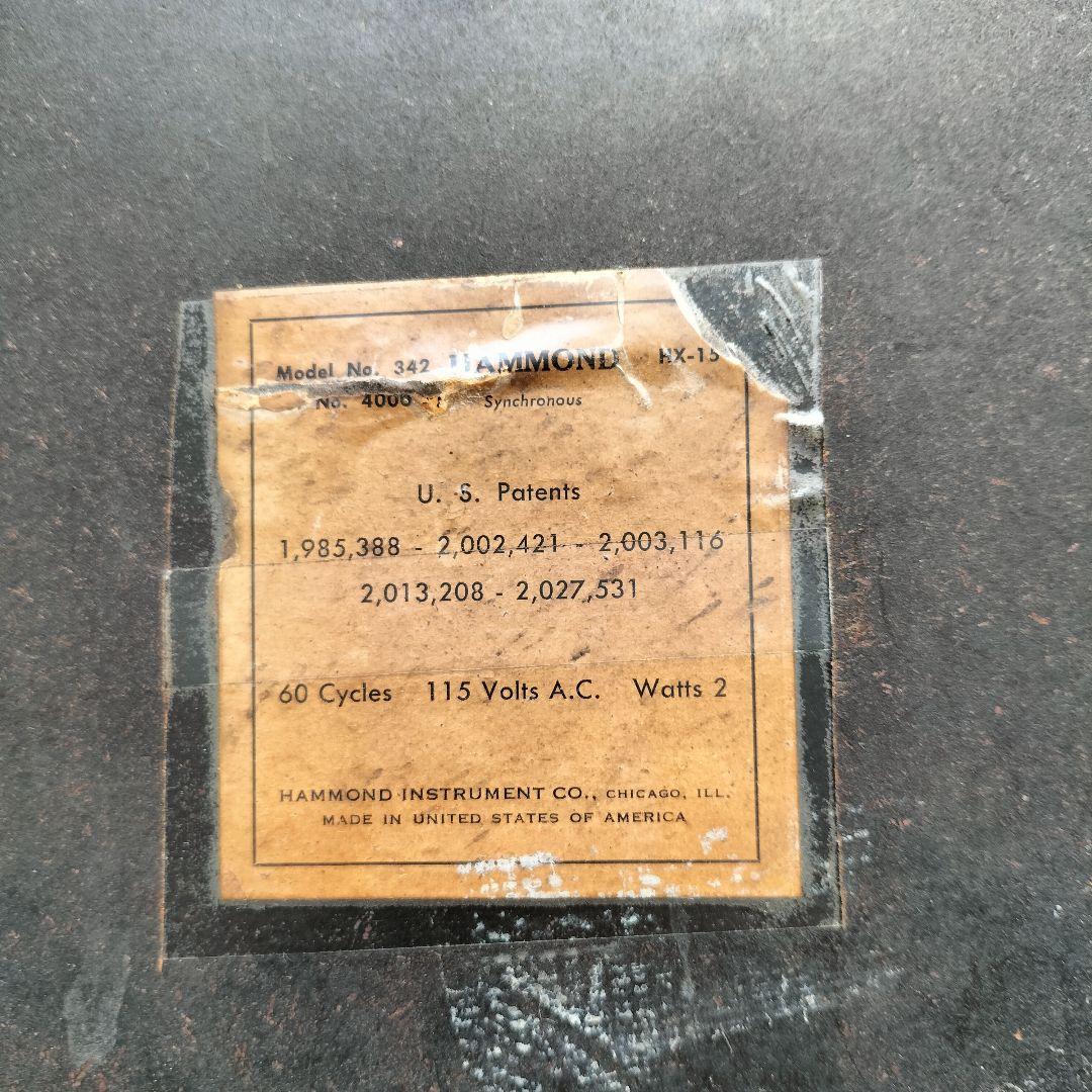 インテリア時計 1930's Hammond Synchronous Wall Clock
