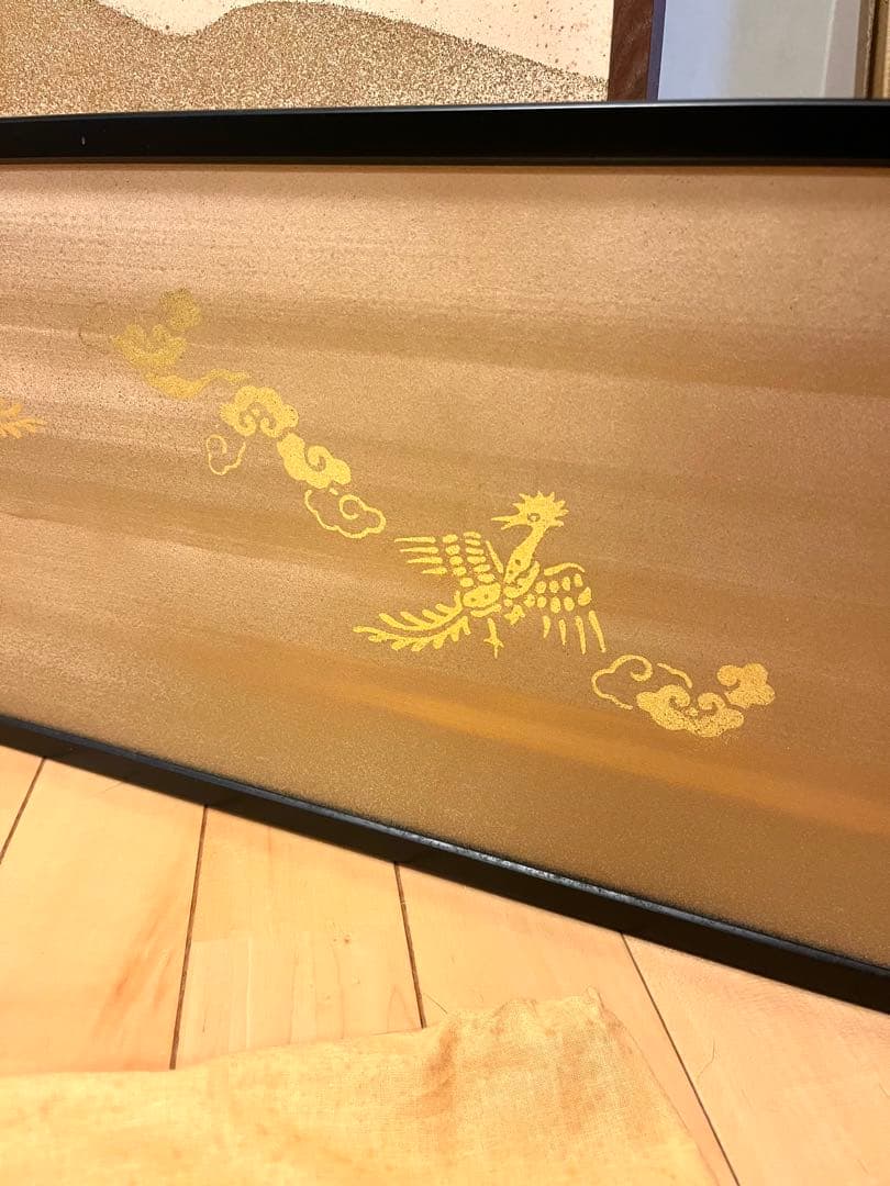 A*C様 茶道具 風炉先屏風 3点まとめて 鳳凰　遠山　波　鵬雲斎好 茶器 裏千