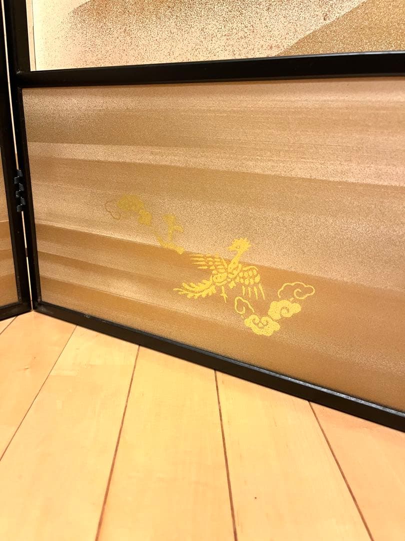 A*C様 茶道具 風炉先屏風 3点まとめて 鳳凰　遠山　波　鵬雲斎好 茶器 裏千