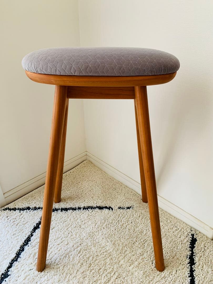 ナガノインテリア キッチンスツール ハイチェア チェリー SC338