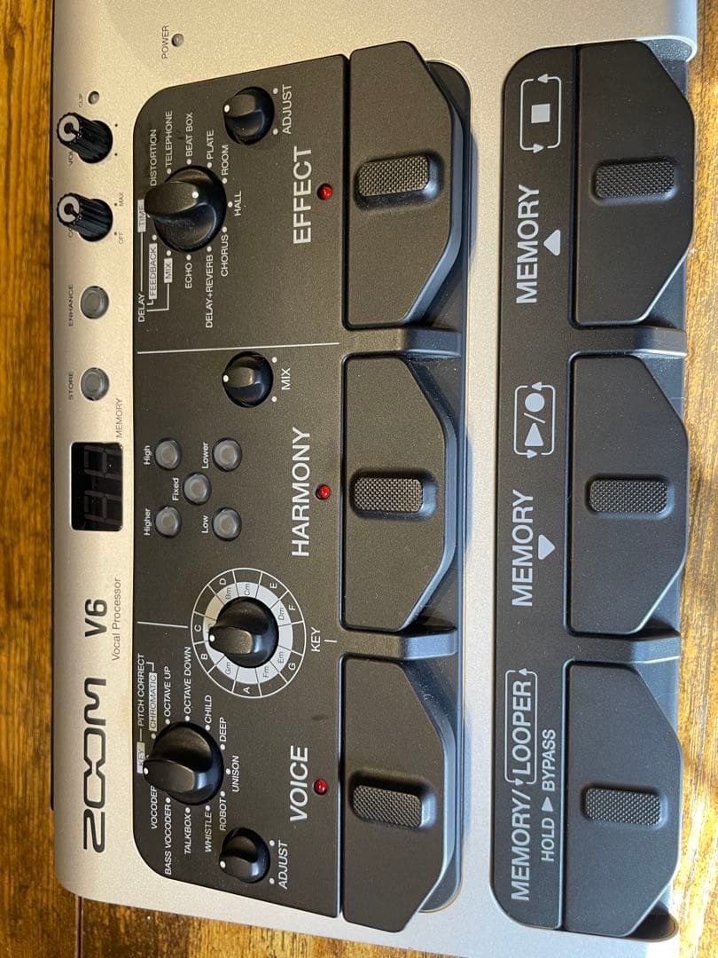 ZOOM V6-SP ボーカルエフェクター ハードケース付き