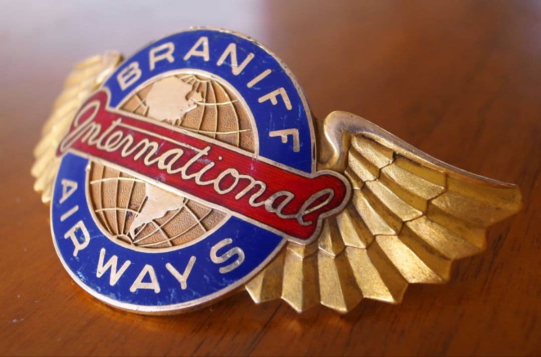 ブラニフ航空　1950年代 パイロット 帽章／制帽 キャプテン 機長 制服