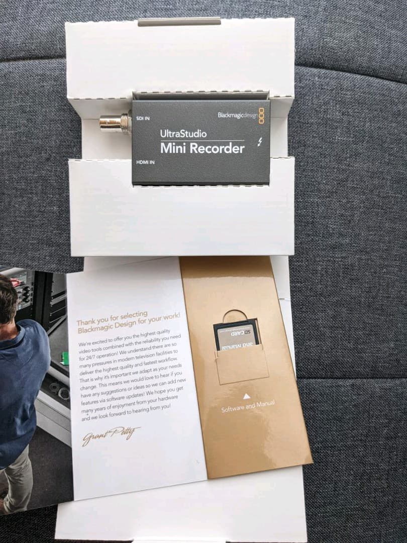 値下げ Blackmagic UltraStudio Mini Recorder