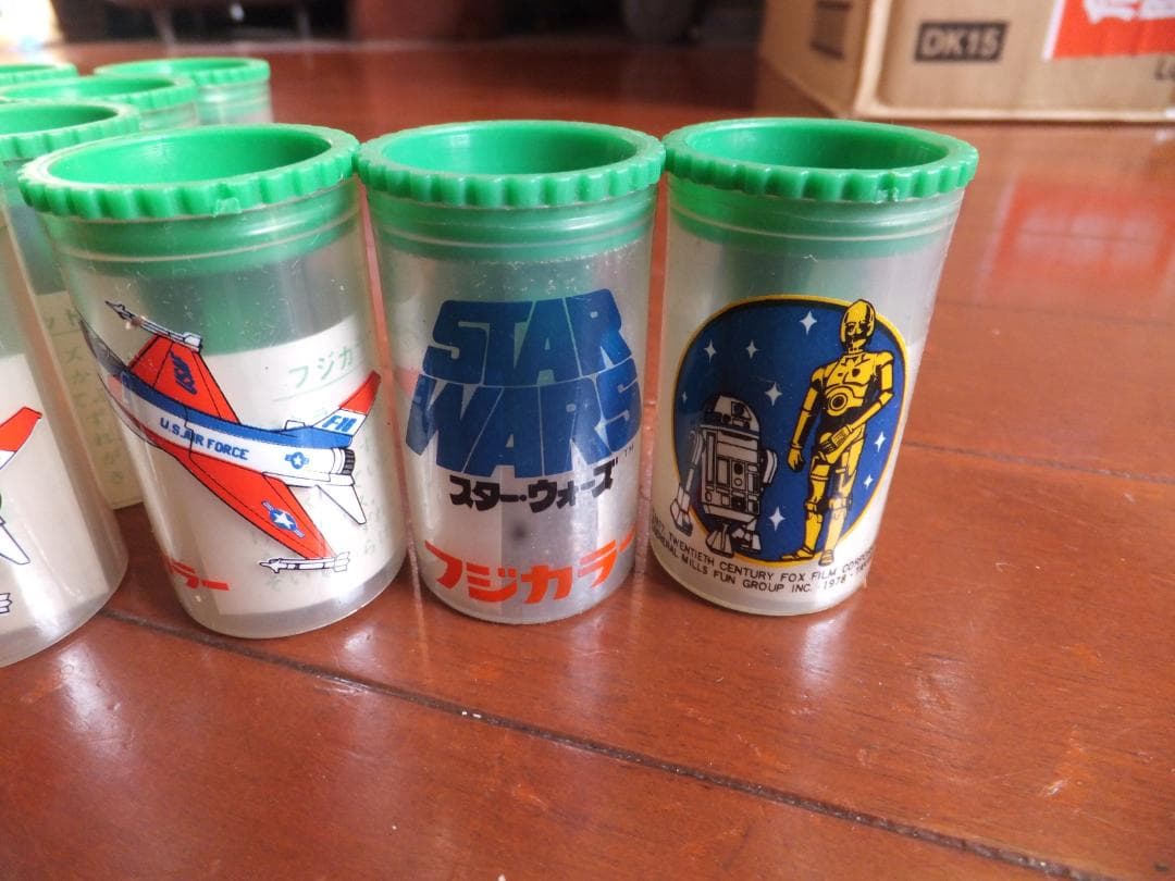 スターウォーズ　フジカラー　１９７８年ノベルティ　フィルムケース鉛筆削り３個