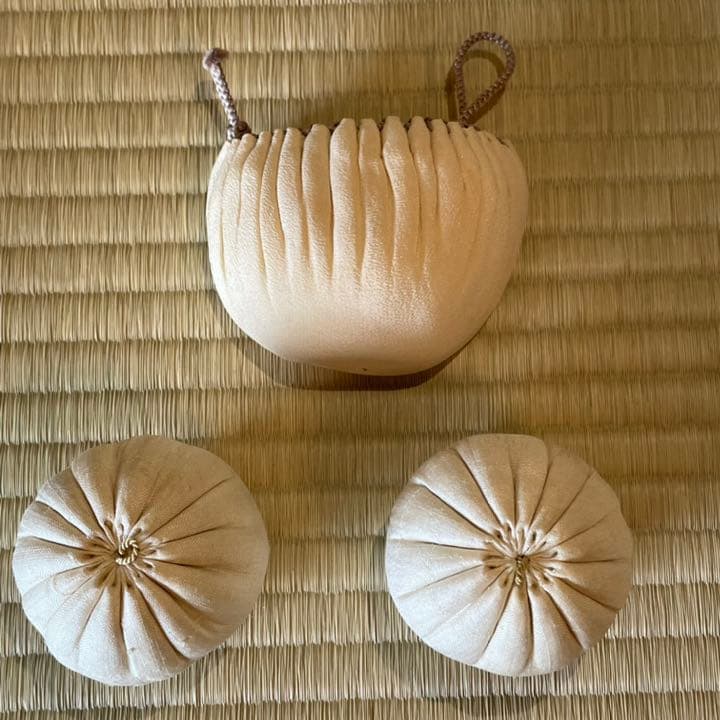 瀬戸焼茶入　鵬雲斎箱書付　仕覆2枚付