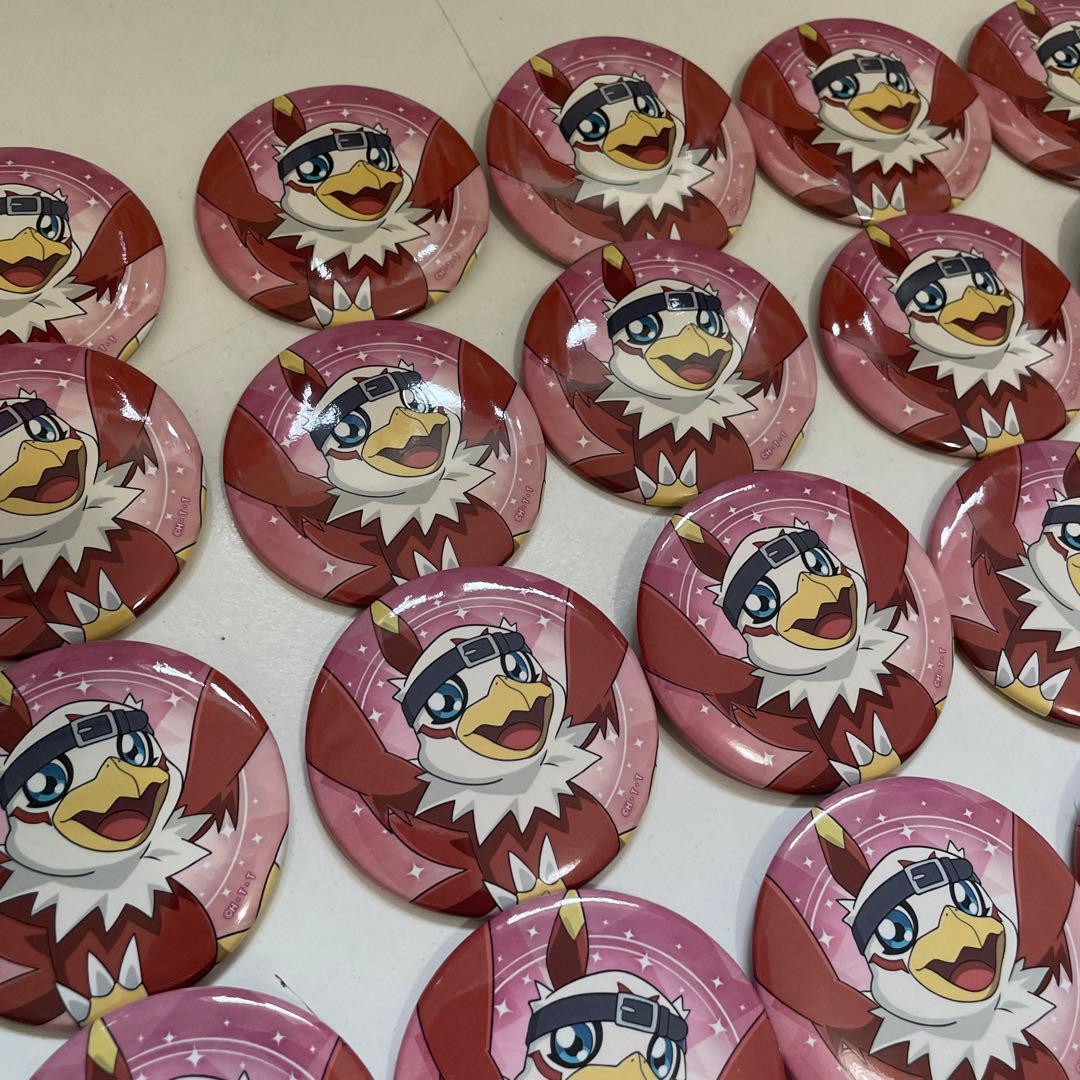 3.デジモンアドベンチャー02 新宿マルイ トレーディング缶バッジ ホークモン