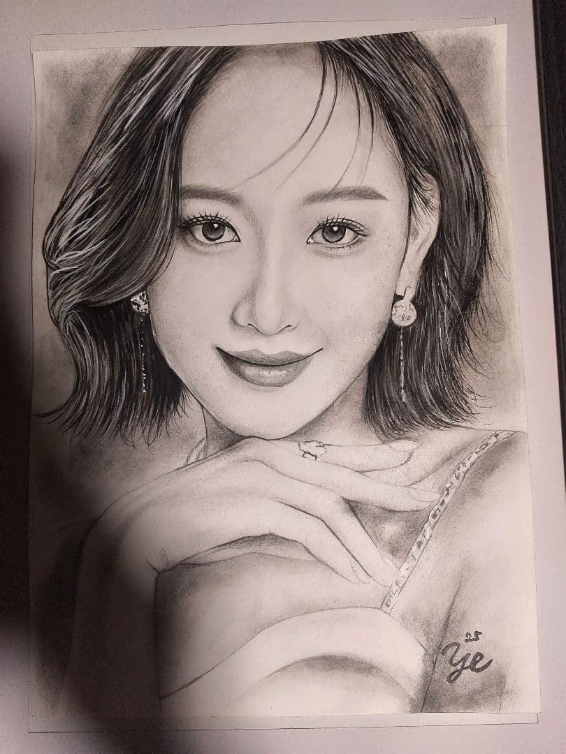 裸婦、美人画、絵画4F微笑み、山本英二、真作、肉筆、新品額縁、高塚省吾、森本草介