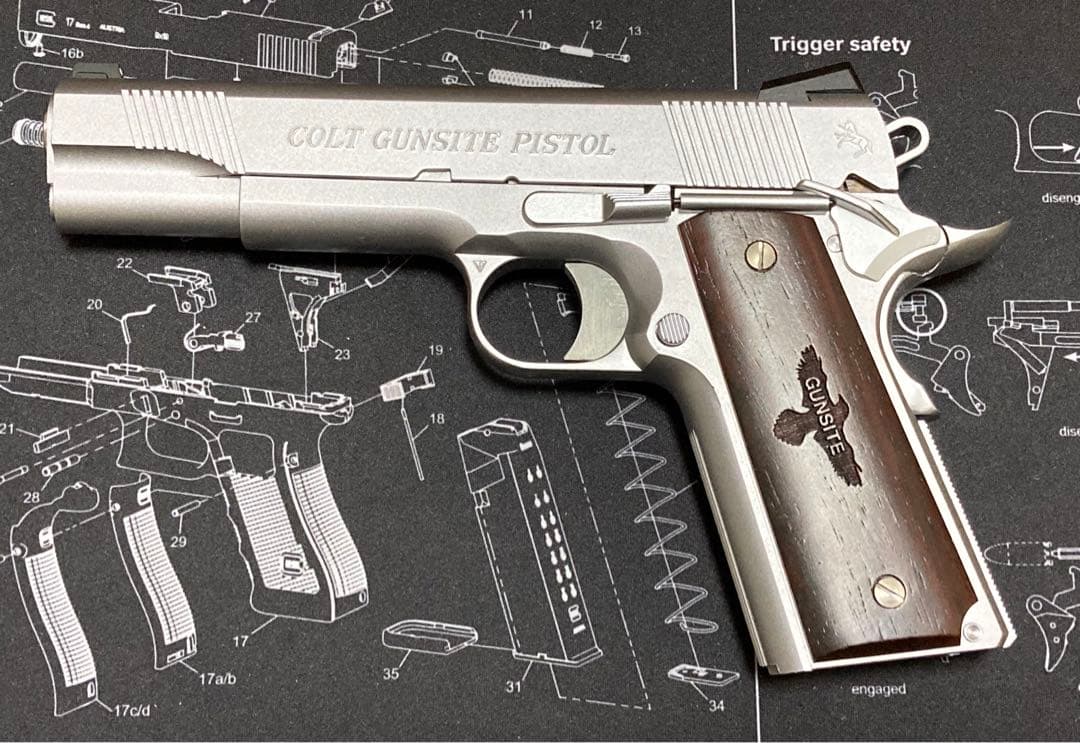 新品 未使用 限定WA COLT GUNSITE PISTOL シルバー