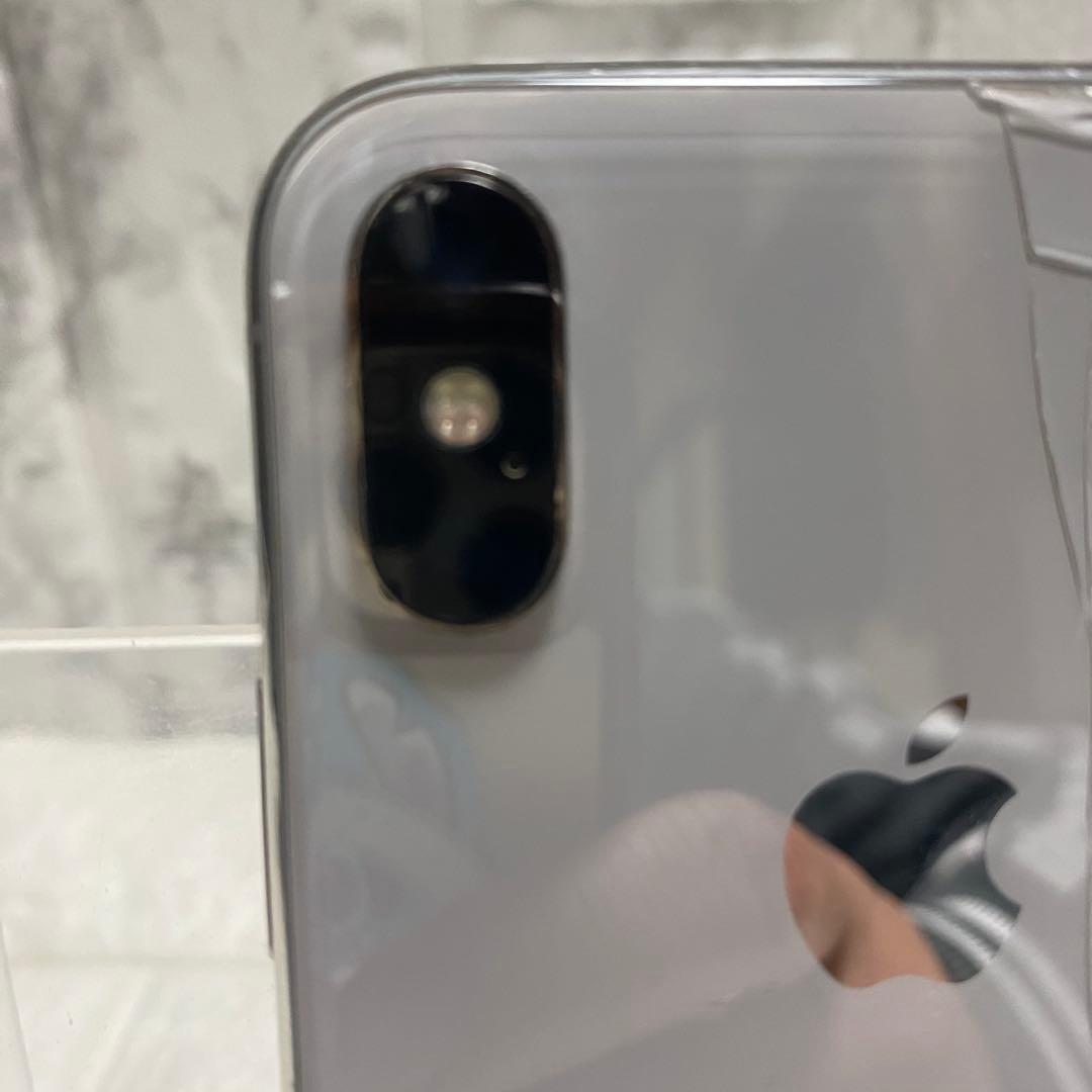 動作確認済 iPhone X 256GB 背面ヒビあり 本体のみ