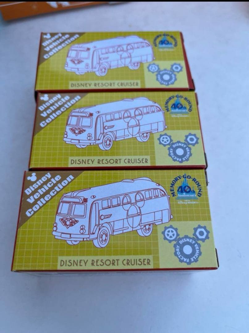 【新品未開封】ディズニー トミカ ビークルコレクション 40周年 3台セット
