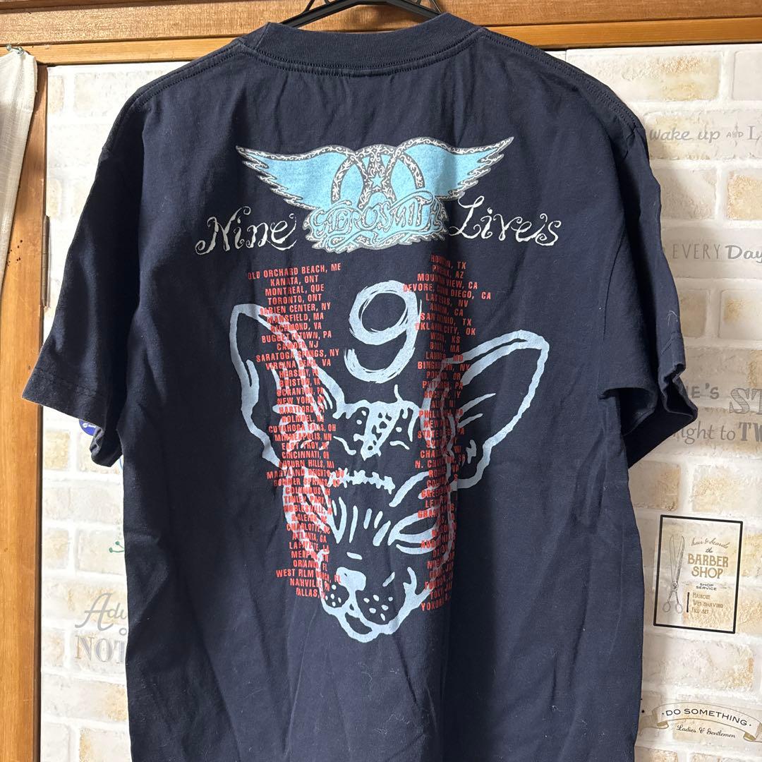 エアロスミス　Nine Lives Tシャツ Lサイズ ブラック