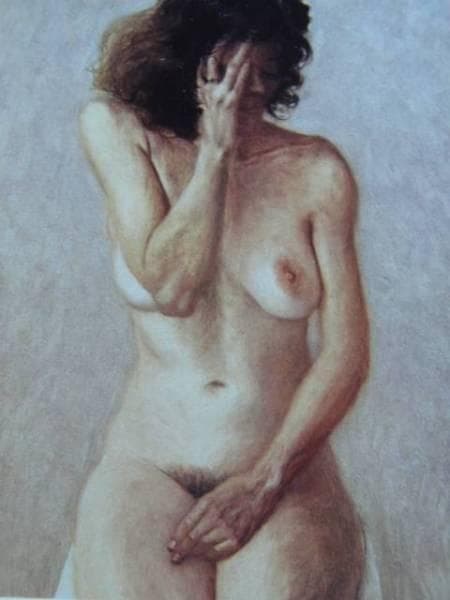 ARIKHA、Pudicity、希少画集画、新品額装付