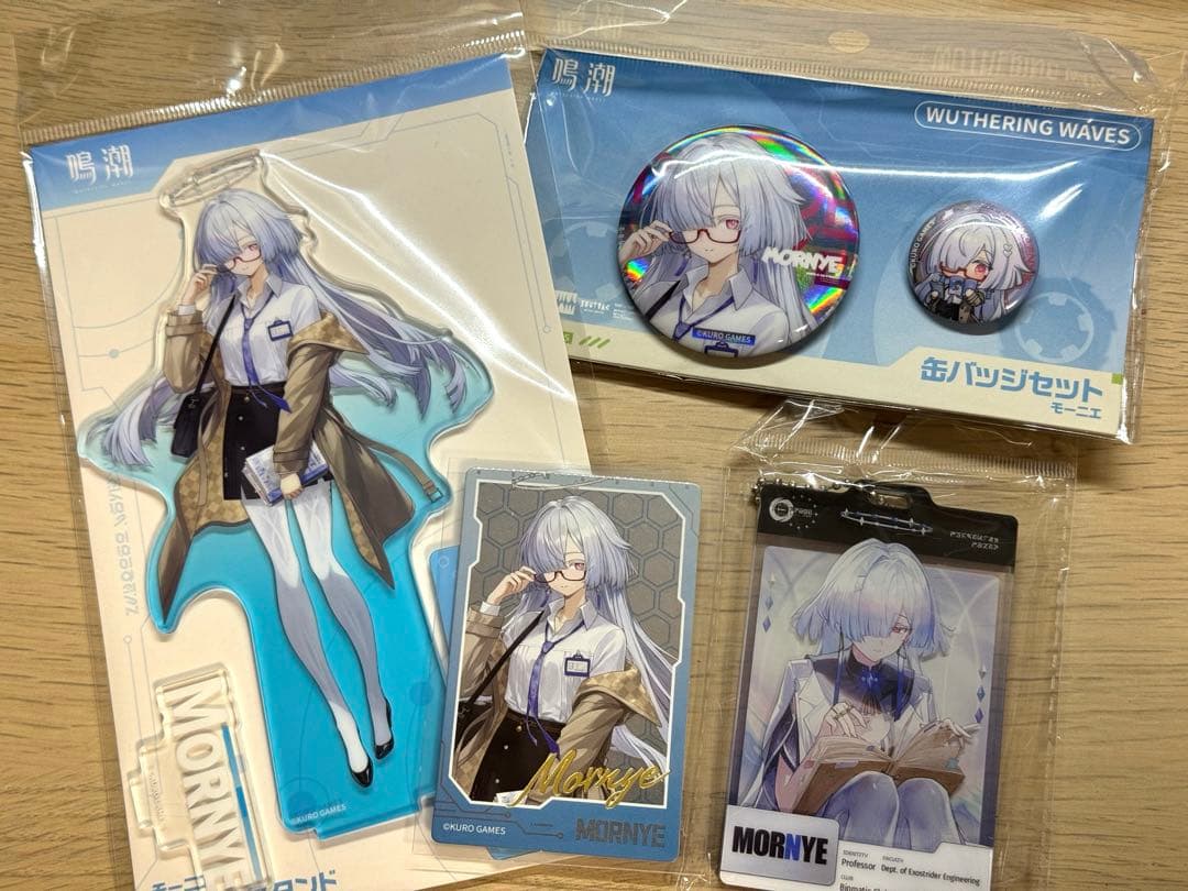 モーニエ　鳴潮　C107 アクリルスタンド　缶バッジ　チェキ　セット　コミケ