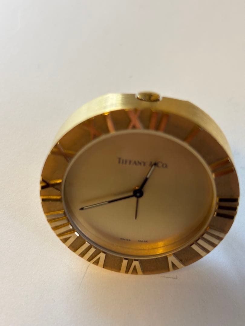 Tiffany & Co. ゴールド置時計