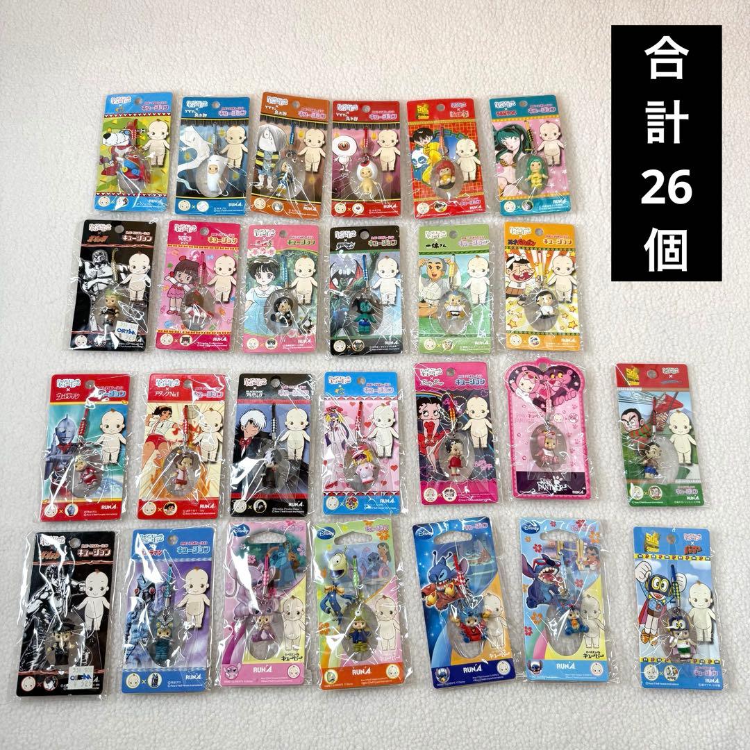 キュージョン　キューピー　いろいろ　まとめ　ディズニー　など　根付け