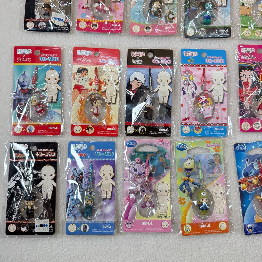 キュージョン　キューピー　いろいろ　まとめ　ディズニー　など　根付け