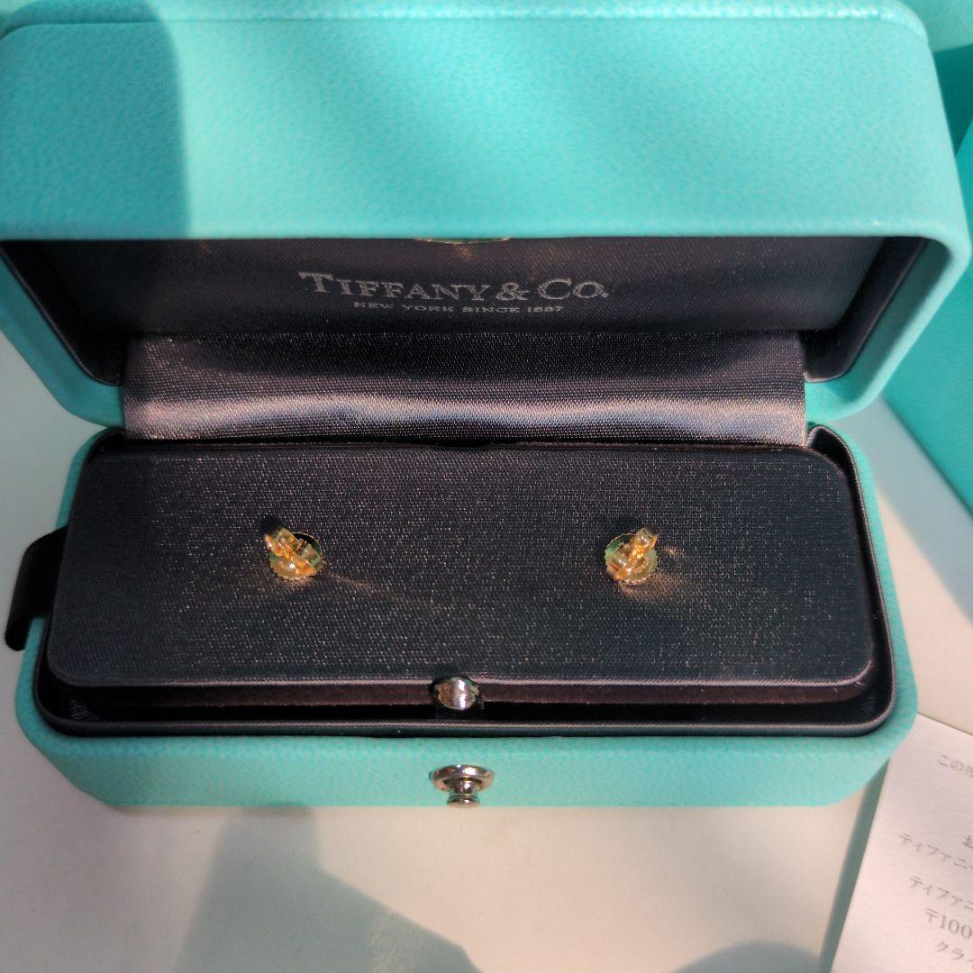 新品　ティファニー オリーブリーフクライマーピアス K18イエローゴールド