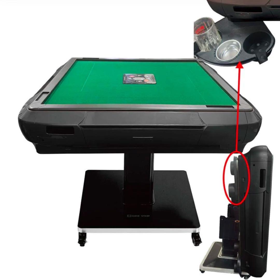 2024最新モデル 全自動麻雀卓ガラス脚ブラック28mm牌　静音性能 #2122