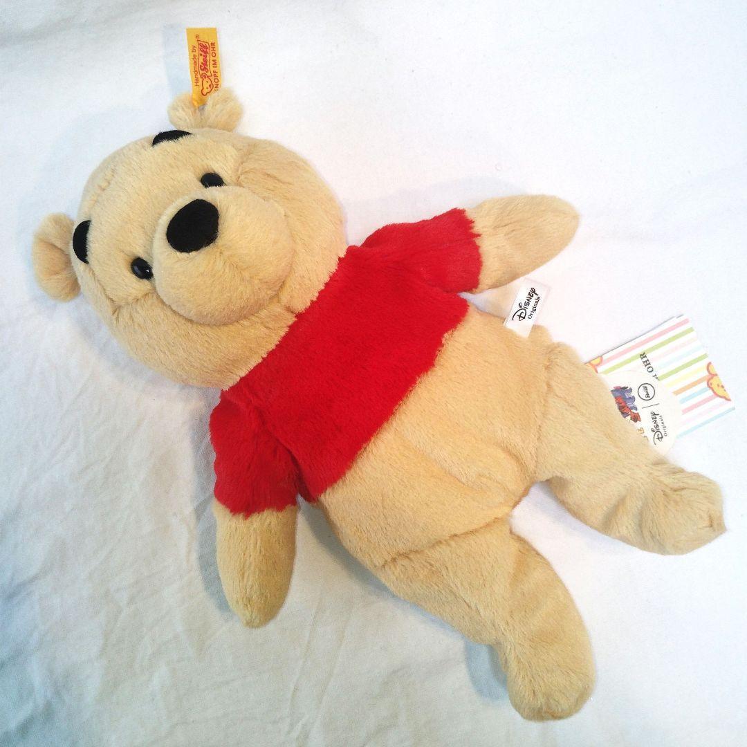 【新品】シュタイフ くまのプーさん ぬいぐるみ 30cm
