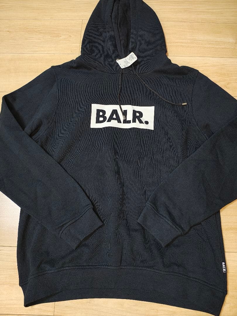 【新品未使用】 BALR.　ボーラー　プルオーバーパーカー　ブラック　L