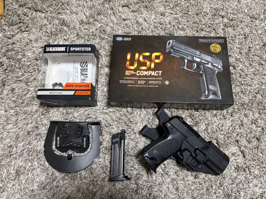 東京マルイ　USPコンパクト　実物CQCホルスター