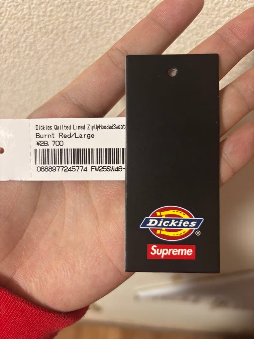 トップス Supreme Dickies Quilted Zip Up Hooded L