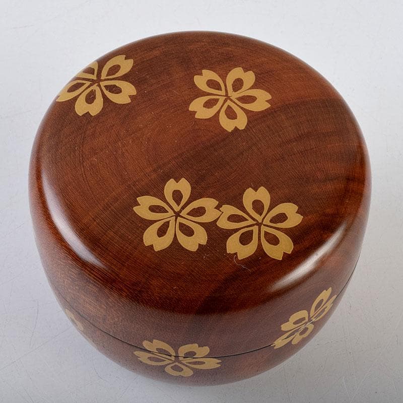 茶道具　前畑峰春作　淡々斎好　大堰川平棗　共箱　V　8987