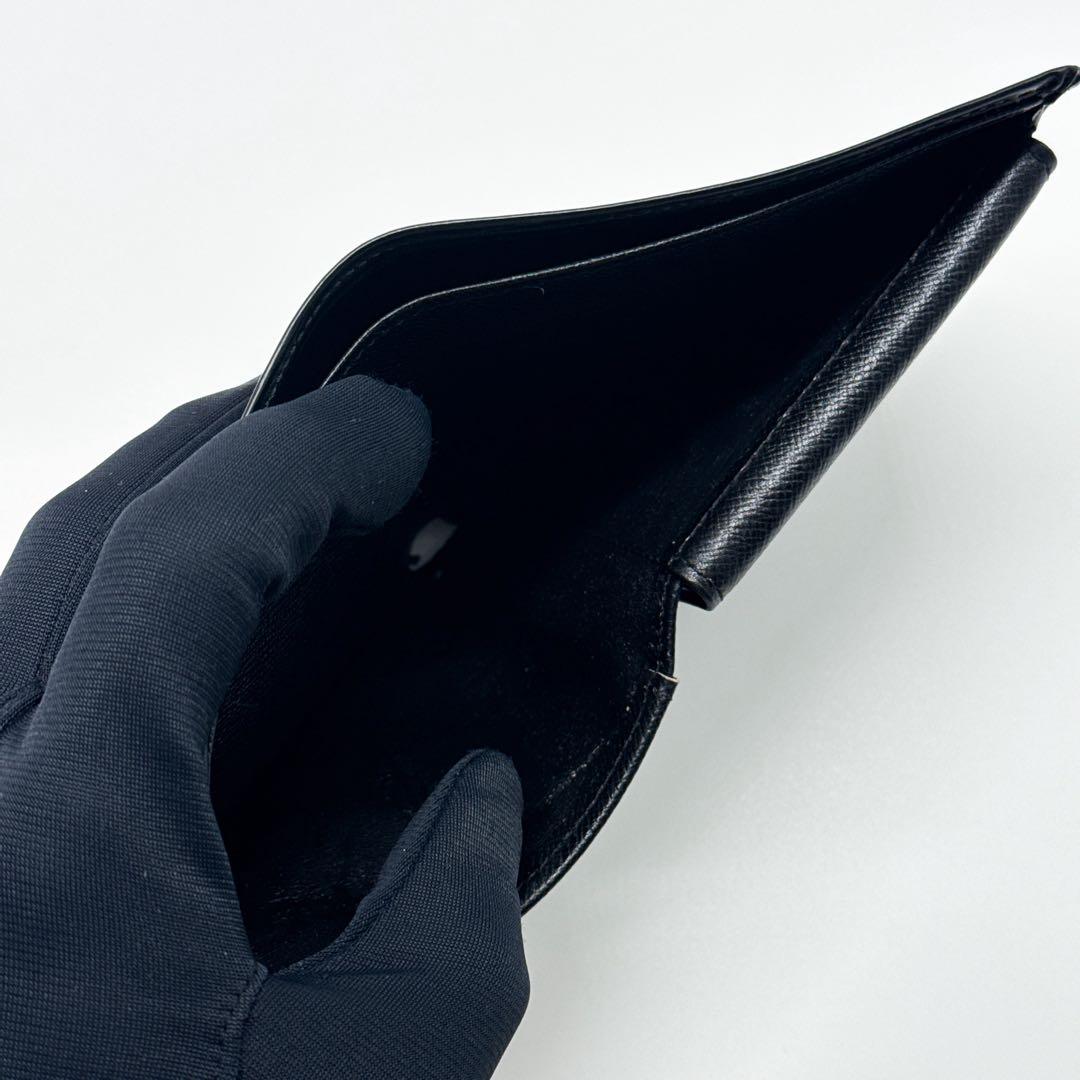 ルイヴィトン エピ マルコ 二つ折り財布 黒 財布 ブラック クレディモネ NM