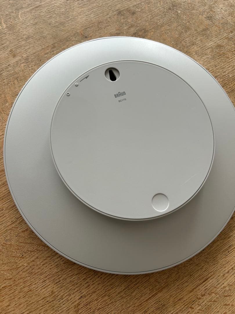 ほぼ新品⭐︎BRAUN Wall lock BC17G 壁掛け時計　グレー