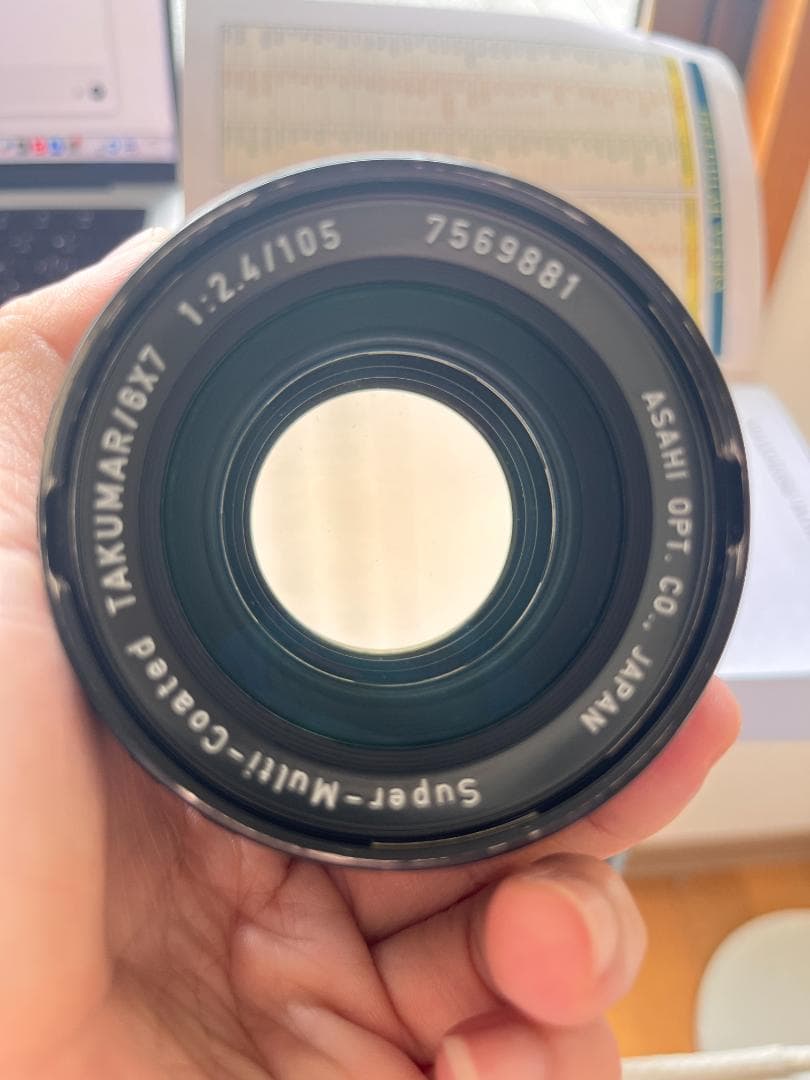Pentax Takumar 105mm f2.4 GFXマウントアダプター付き