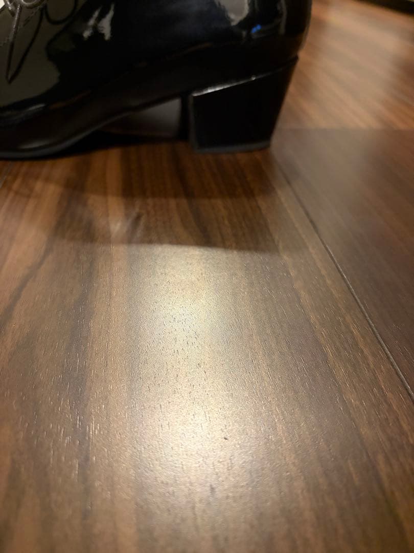 COMME des GARCONS HOMME PLUS エナメルヒールシューズ