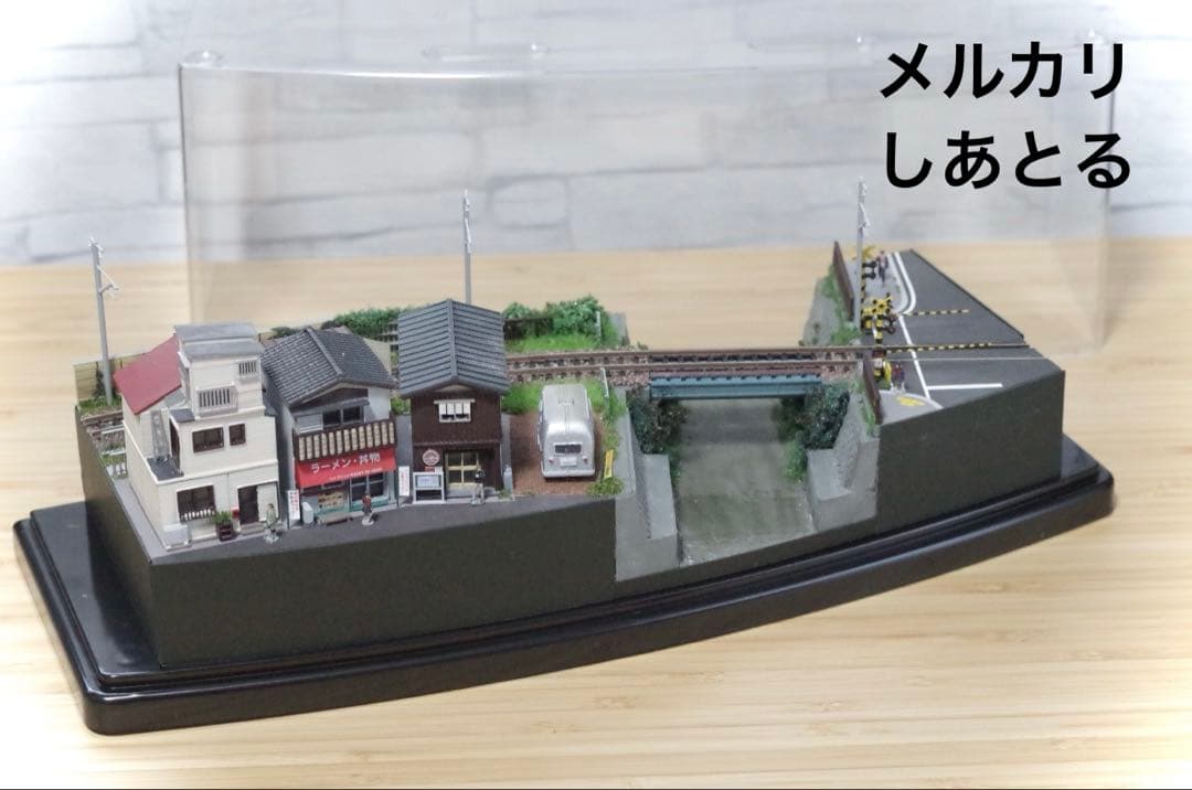 江ノ電 行合川鉄橋 鉄道ジオラマ展示台 Nゲージ 鉄コレ 鉄道模型 ジオコレ
