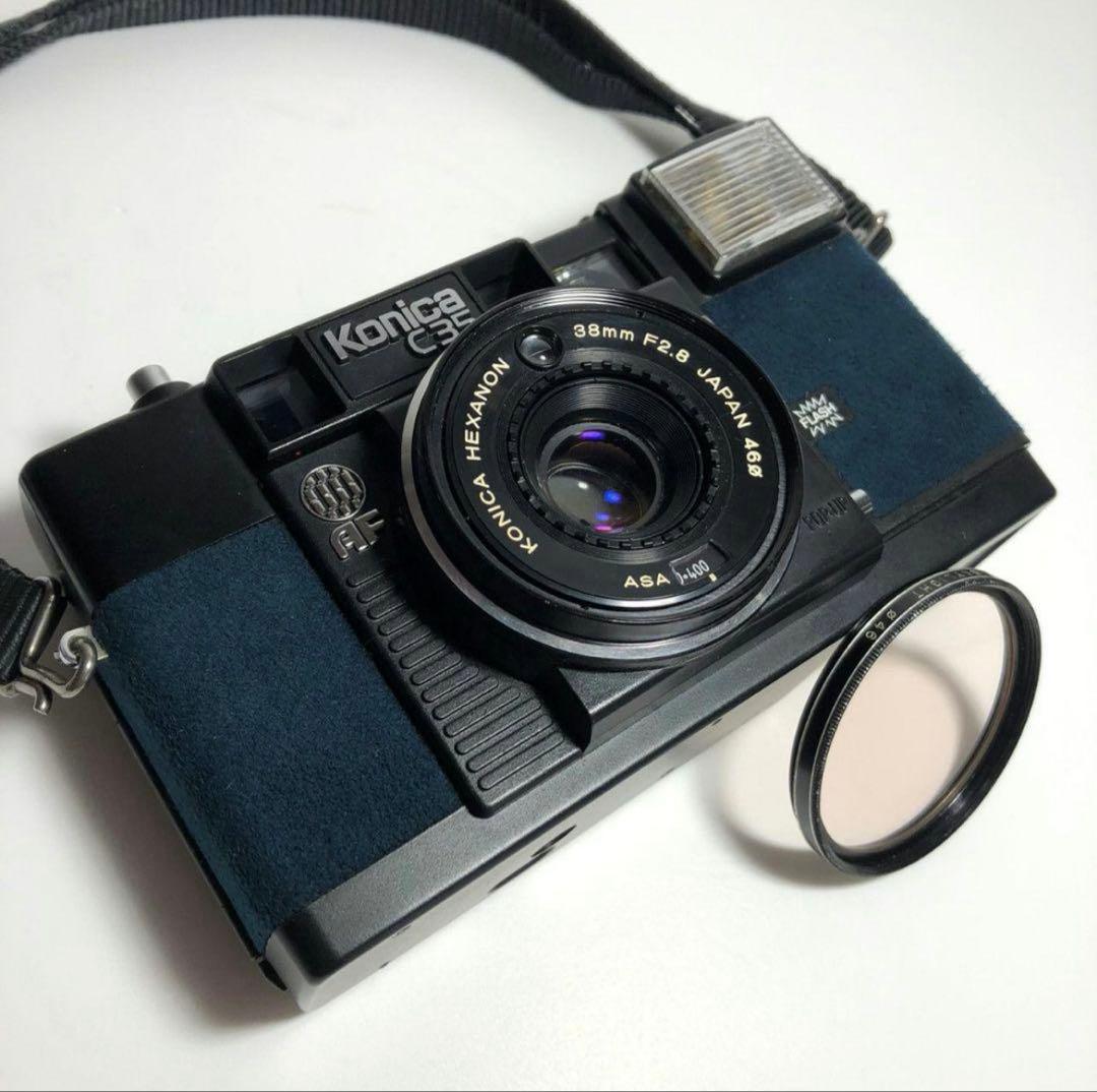 【美品】 konica c35 AF ジャスピンコニカ