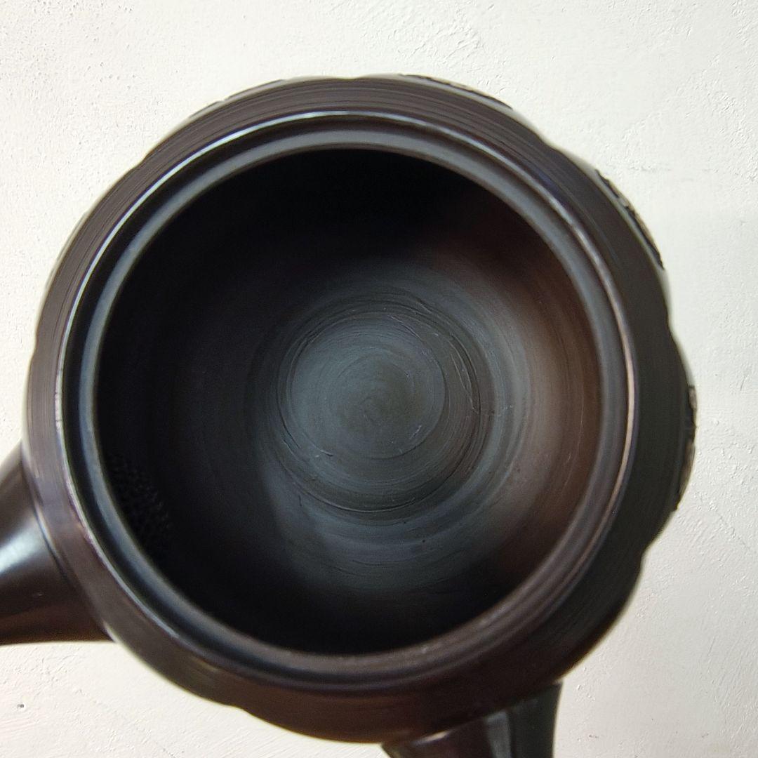 常滑焼【梅原玉堂】松竹梅 急須 茶注