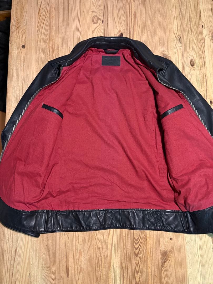 シープスキン　襟付き　シングルライダース　イングランド　ロンジャン　uk シド