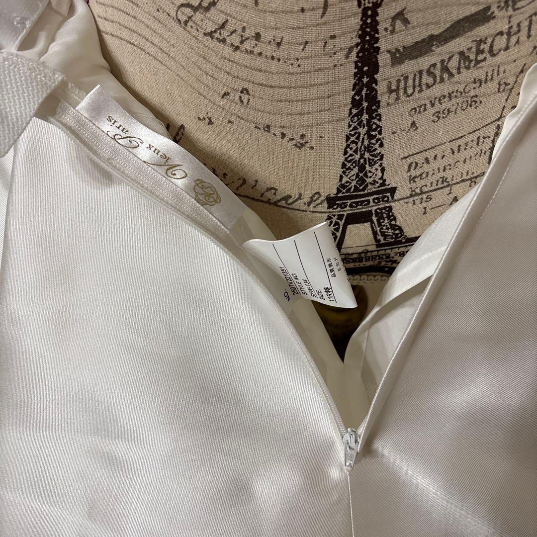 25年新作ドレス　Vieux Paris ヴュ・パリ　ホワイト　11号