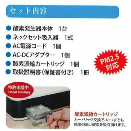 小型高濃度酸素発生器 Oxy'z/オキシーズ VIGO ヴィーゴ