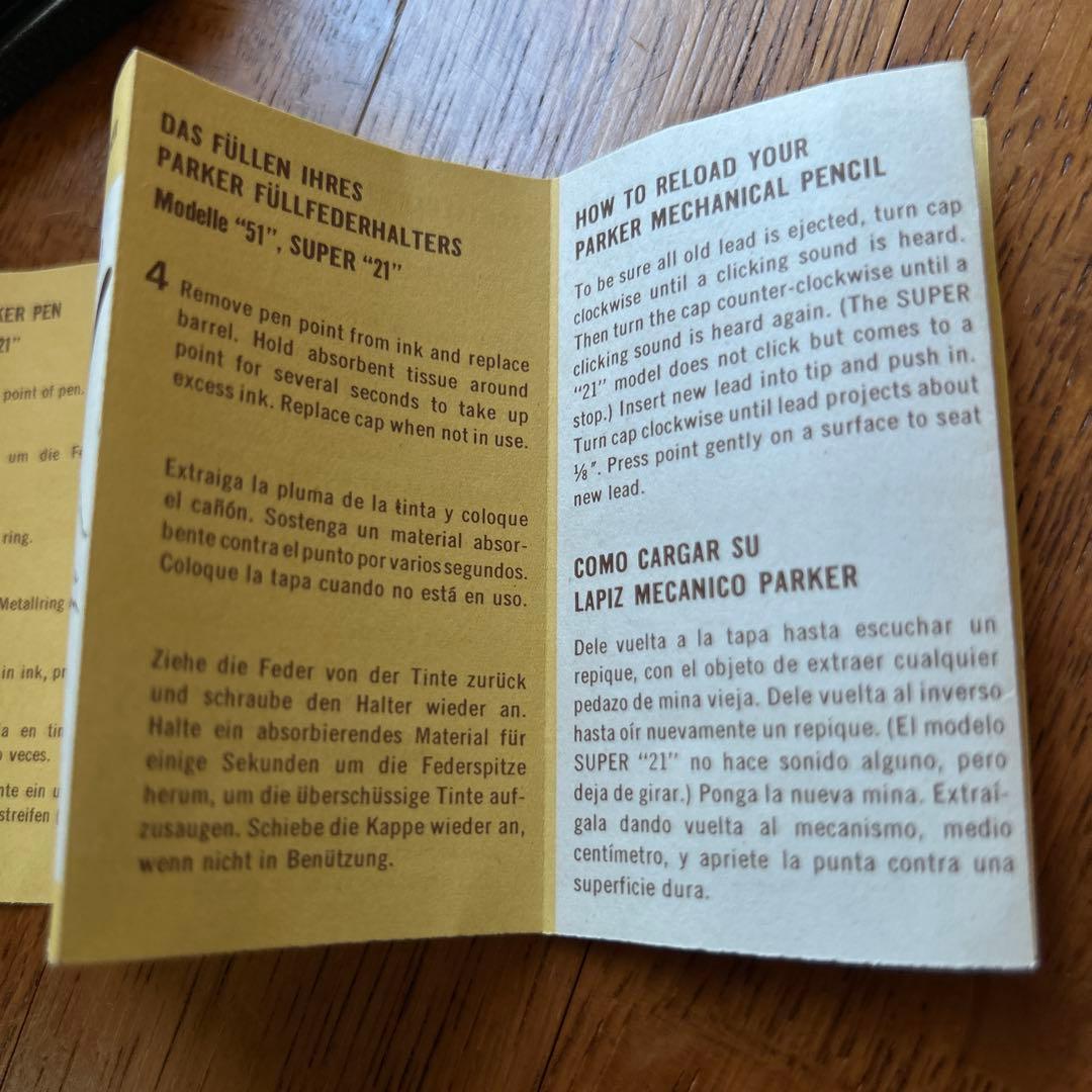 PERKER61◆万年筆＆ボールペンセット　アンティーク文具　ヴィンテージ