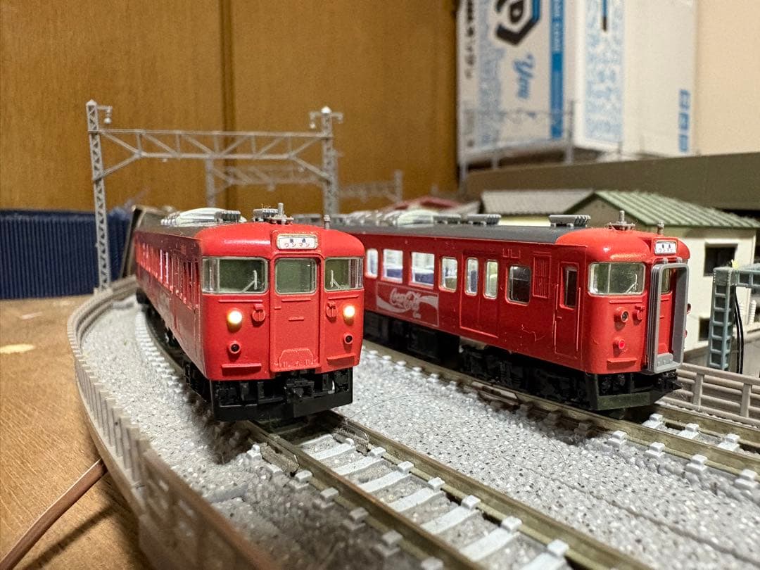 nゲージ TOMIX 115系1000番台　長野局コカコーラ電車　塗り替え品