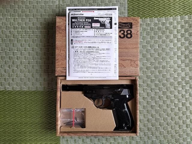 ワルサーｐ38ブローバック(ac40)ブラックメタル
