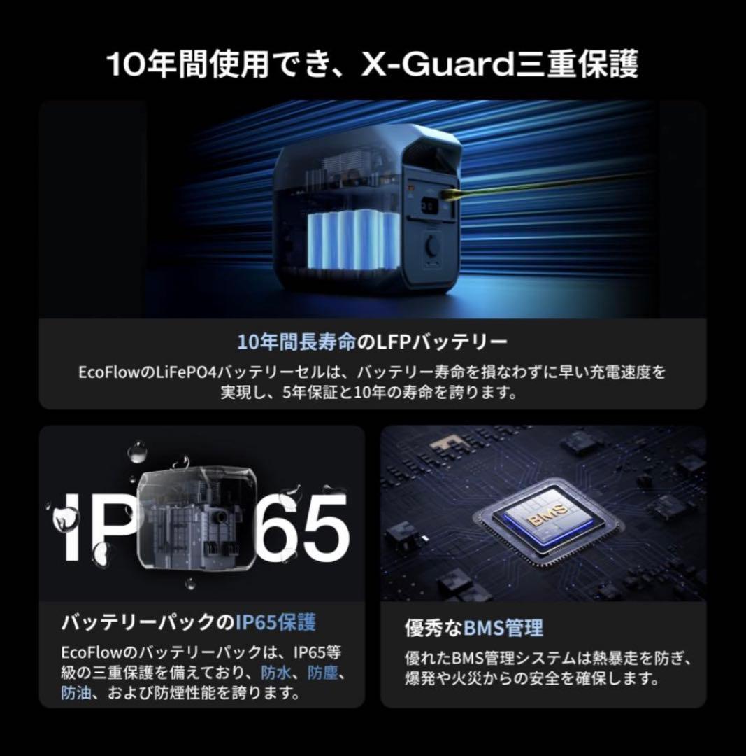 EcoFlow DELTA 3 ポータブル電源