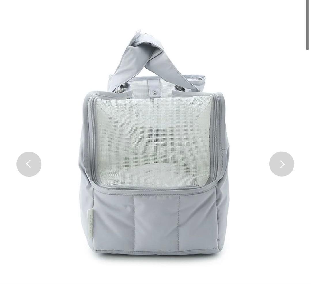 新品同様【ジェラートピケ/gelatopique】キルティングキャリーバッグ