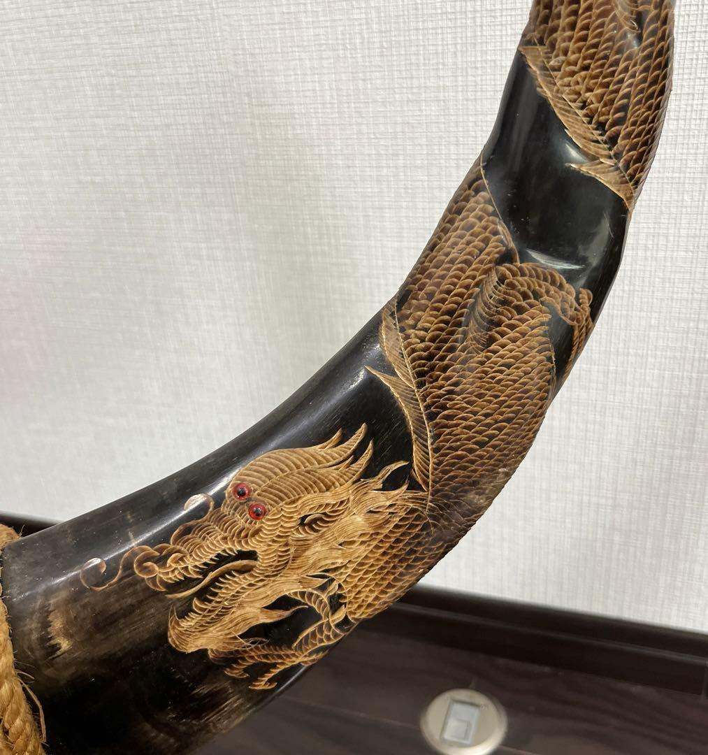 【水牛の角】《専用台付き》