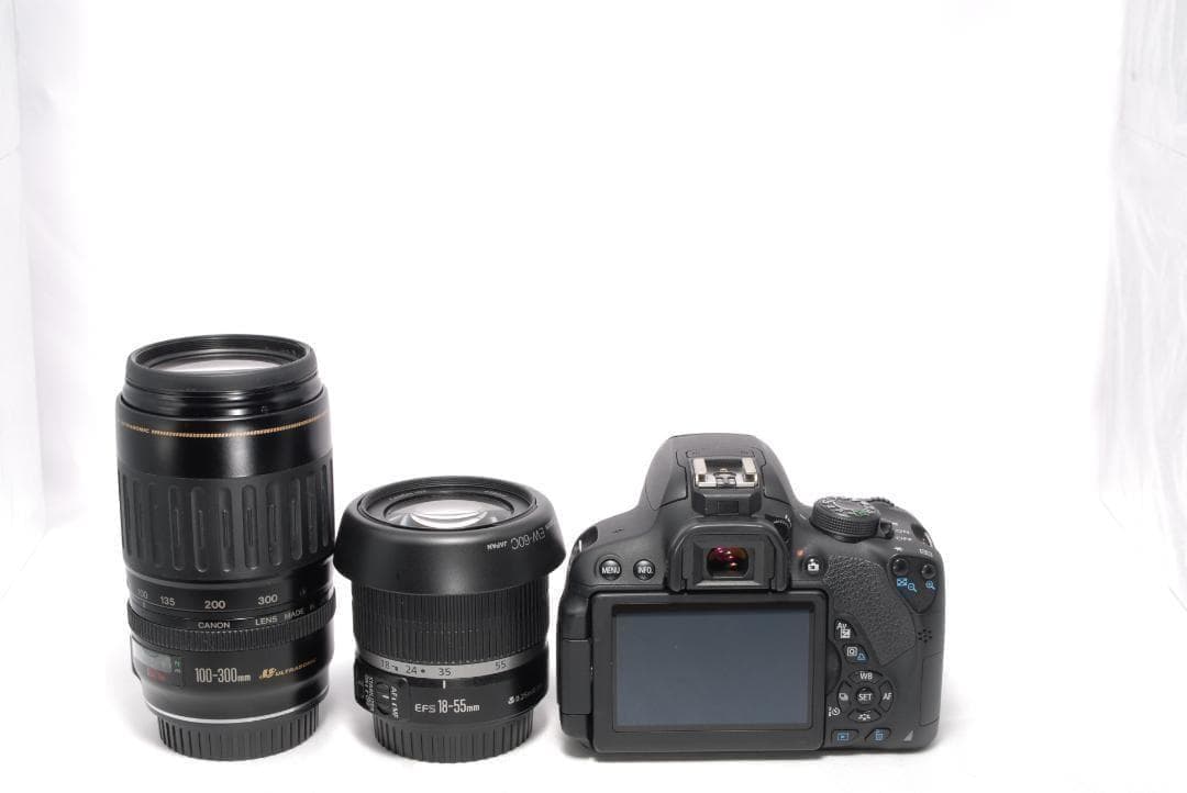 ✨スポーツ撮影に最適✨スマホ転送✨CANON KISS X7i　Wレンズ