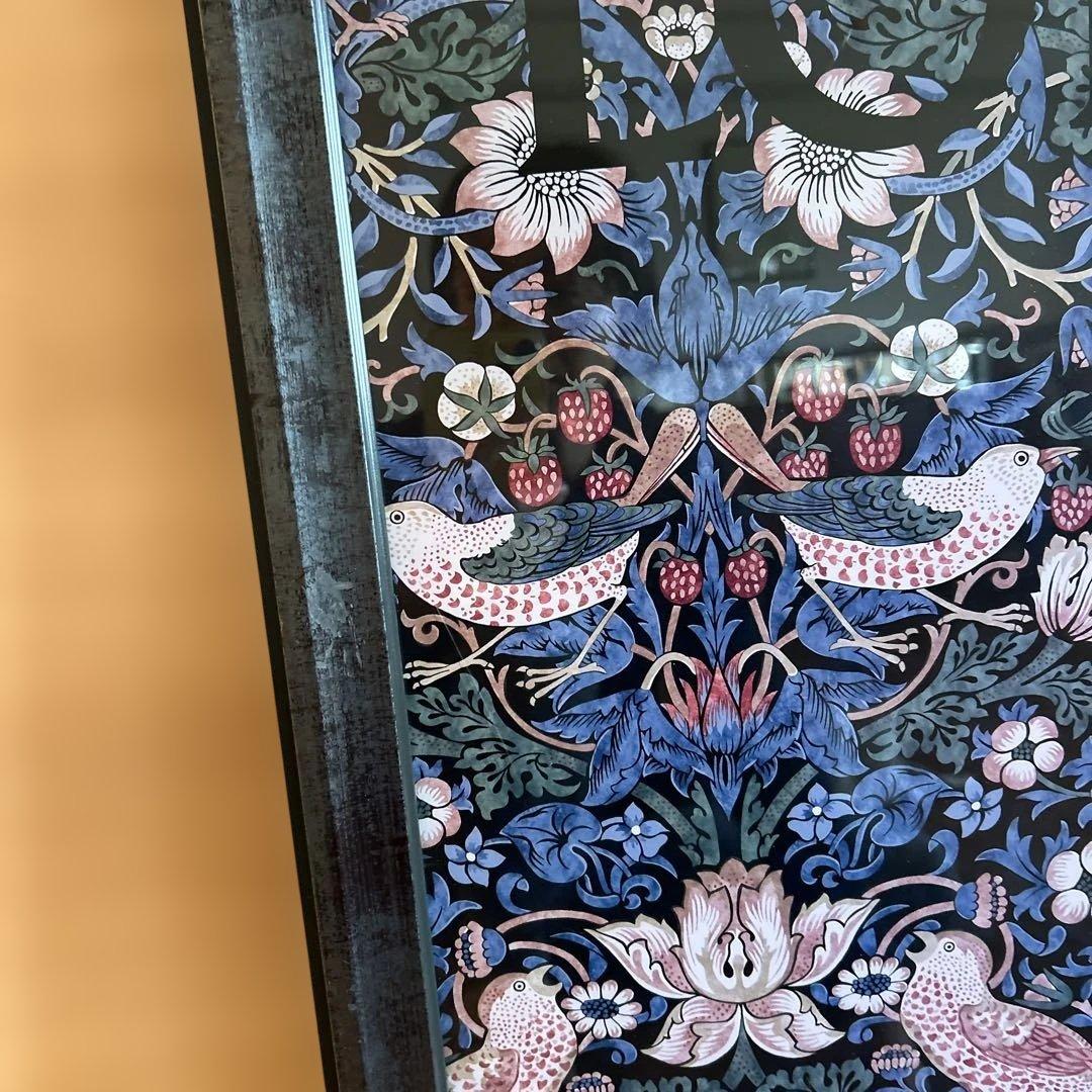 レア美品LOEWEロエベウィリアムモリスいちご泥棒ポスターフレーム