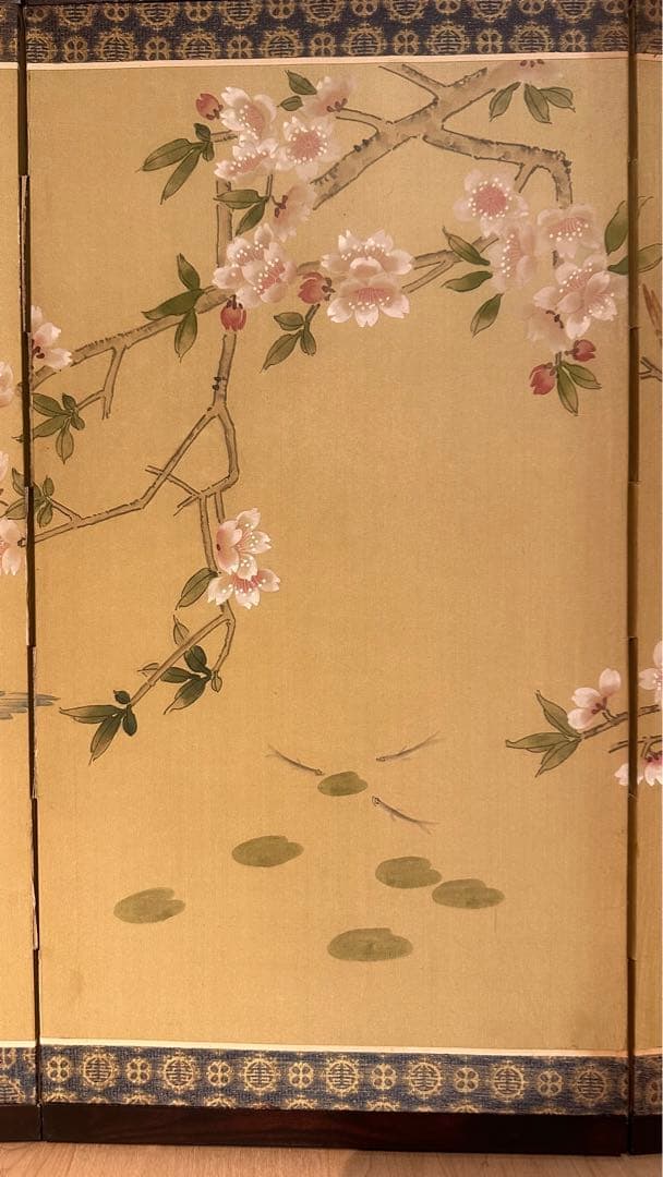 花鳥屏風　四曲