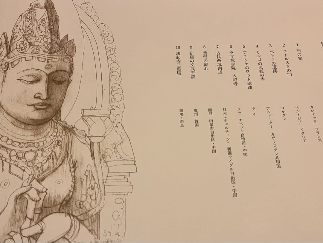 平山郁夫素描集　悠久の旅