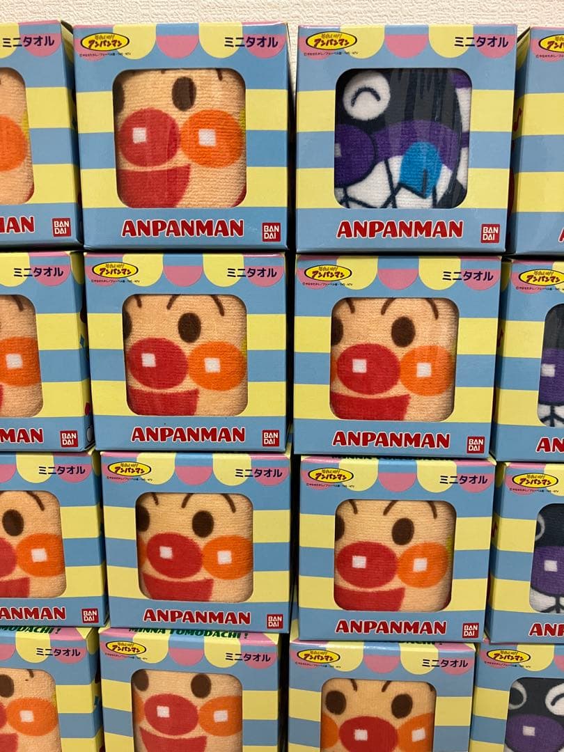 大容量　アンパンマンミニタオル　38個