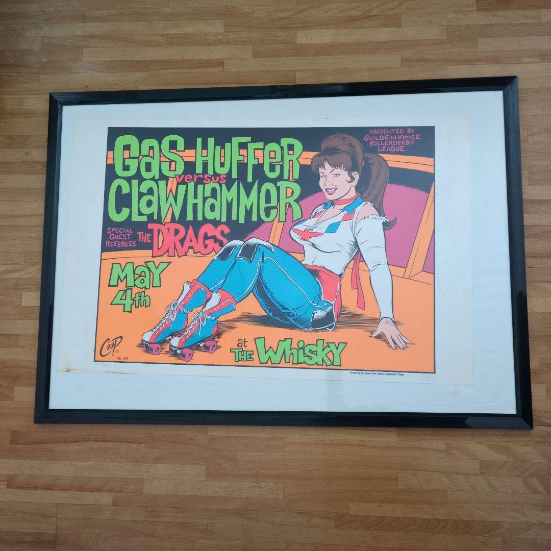 Gas Huffer 1996 Chris Coop シルクスクリーンポスター