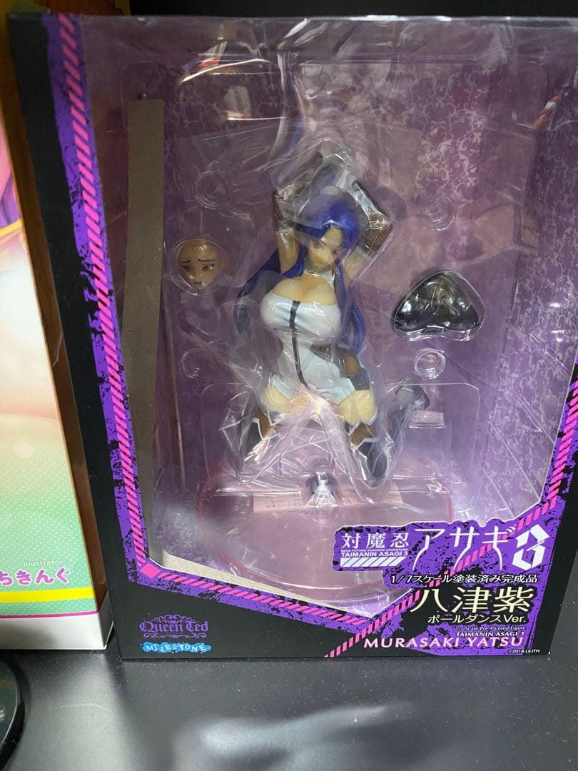 対魔忍アサギ3 八津紫 ポールダンスVer. 1/7 完成品フィギュア